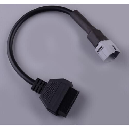 6 Pin 5 Needles Diagnostic Plug Adapter Cable Black Fit for Suzuki OBD2 Motorcycle Scooter ATV