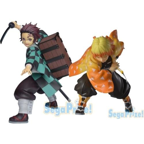 Tronzo Original Sega SPM Figure Demon Slayer Kimetsu no Yaiba Kamado Tanjirou Agatsuma Zenitsu PVC Action Figure Model Toys