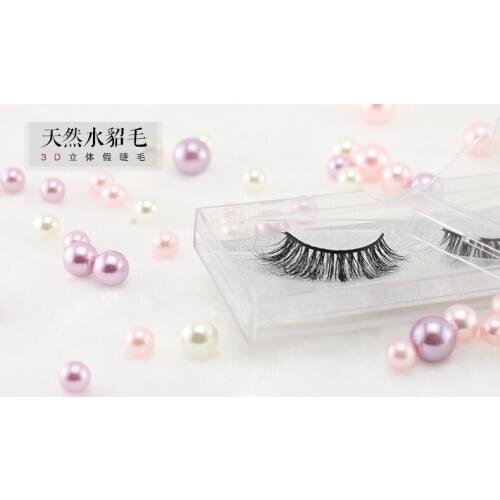 Top sale Makeup Mink Lashes 3D Mink Cross False Eyelashes Long Lasting Lashes Natural & Lightweight Mink Eyelashes 1 pair
