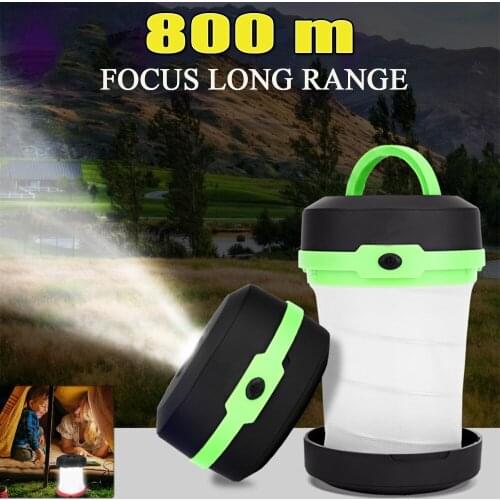 Multifunction Collapsible Outdoor Tent Lights LED Portable Outdoor Flashlight Mini Lamp Emergency Pocket AA lantern Camping