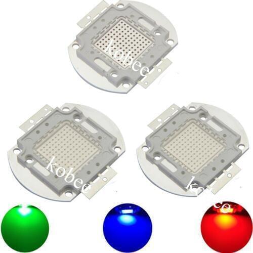 High Power LED 100W Red Green Blue Integrated Matrix Bulb COB Lamplight