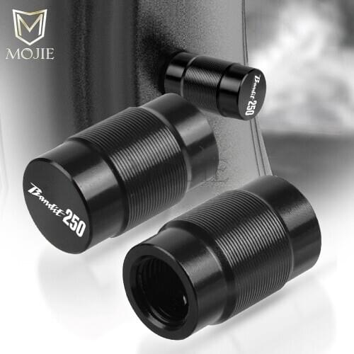 Motorcycle CNC Vehicle Wheel Tire Valve Air Port Stem Caps Covers Plug For Suzuki GSF 250 GSF250 Bandit 250 All Years