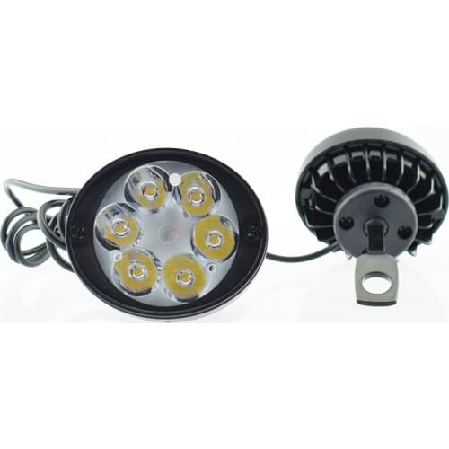 Motorcycle Side Mirror headlights 12v 12w suprtbr bright spotlights Motorbike Auxiliary Work spot lights Moto Fog lights