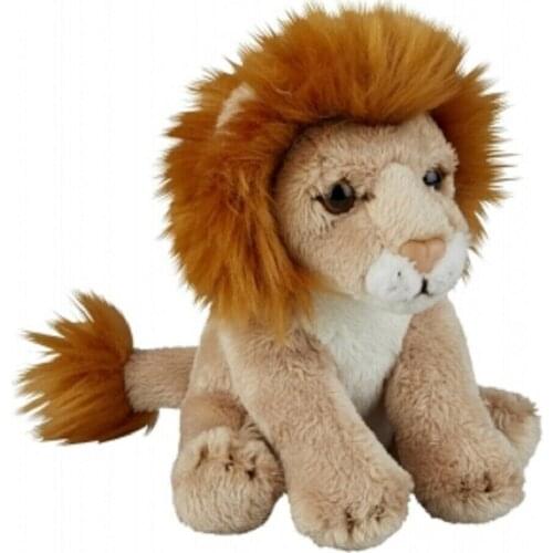 Soft Toy Lion Plush 15 Cm Cute and Realistic Male Lion Bear Plush Kawaii Plush Toy for Kids