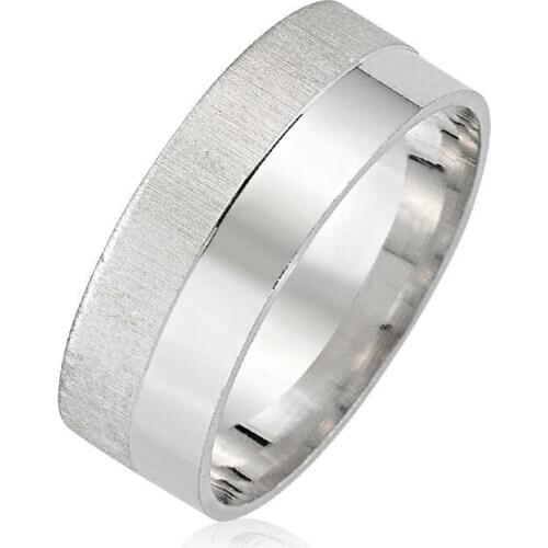 Original silver , Matt Glossy Wedding ring, Classic Wedding rings Types