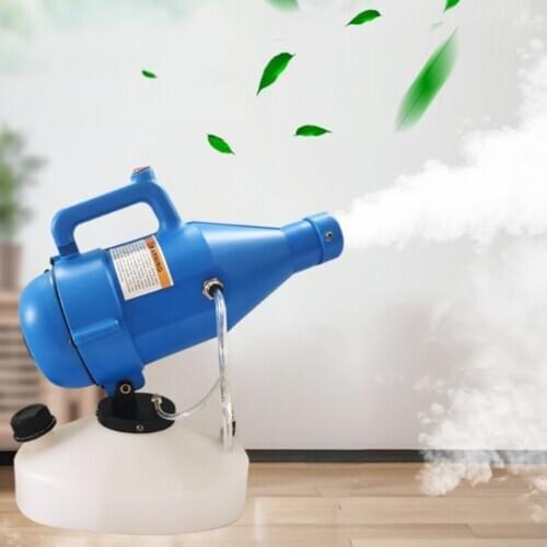 5L Portable ULV Cold Fogger Fogging Machine Disinfection Control Spayer 220V, for Home Office School Bus Disinfection, EU Plug