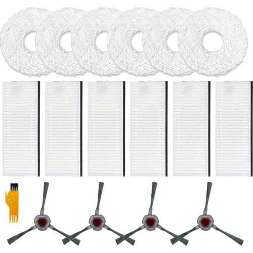 Replacement Parts for Ecovacs DEEBOT N9 N9+ Self-Cleaning Robot Side Brush,Hepa Filter,Mop Rag Cloth Spare Accessories