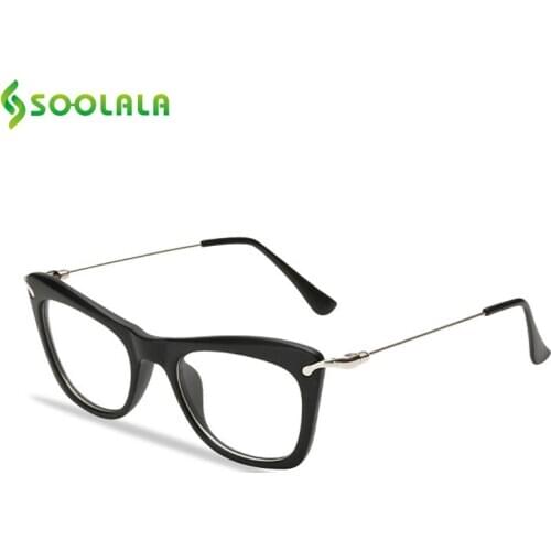 SOOLALA Women's Metal Glasses For Vision China