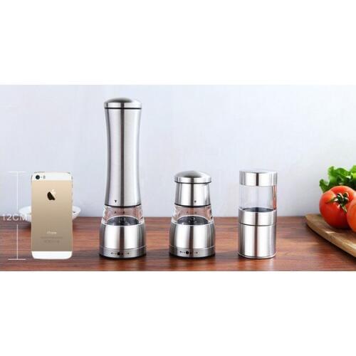 1PC Pepper Mills Grinders Spice Mills Manual Grinders Stainless Steel Manual Salt And Pepper Mill Grinder Pepper Mills EKX 127