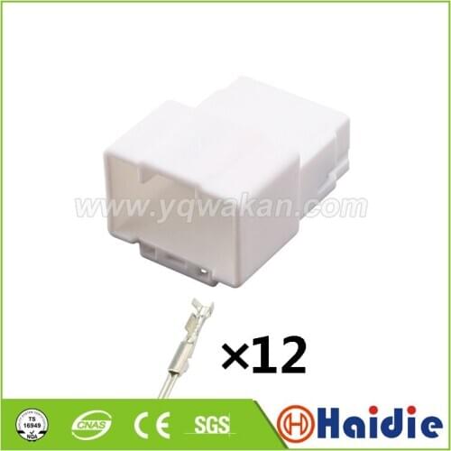 2sets Auto 12pin male MG 645610 Electronics wiring cable housing plug Connector MG645610