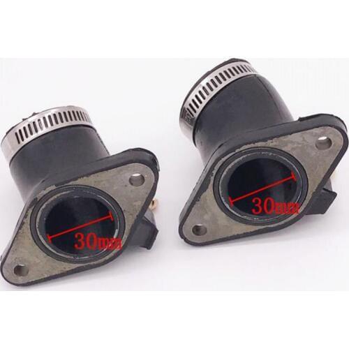 2 Packs Intake Carburetor Interface Adapter For Yamaha V Star XVS650/400