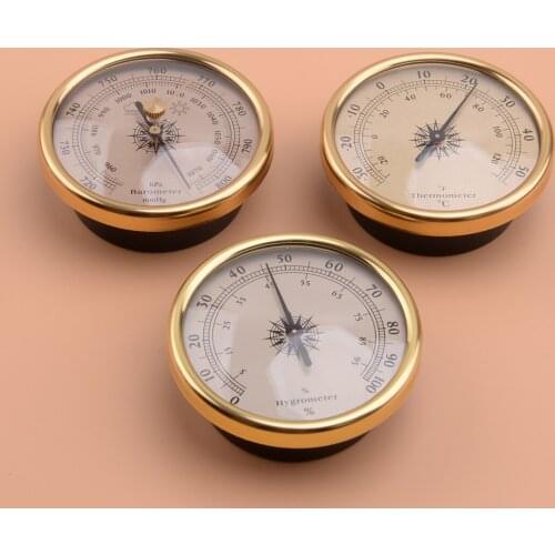 3Pcs 3in1 Barometer Hygrometer Thermometer Fit for Weather Forecast Weather Station Accessories