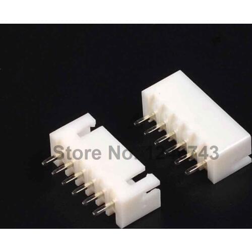 50PCS XH2.54-6P 6A Straight Pin 2.54mm XH-6P Connector Terminals