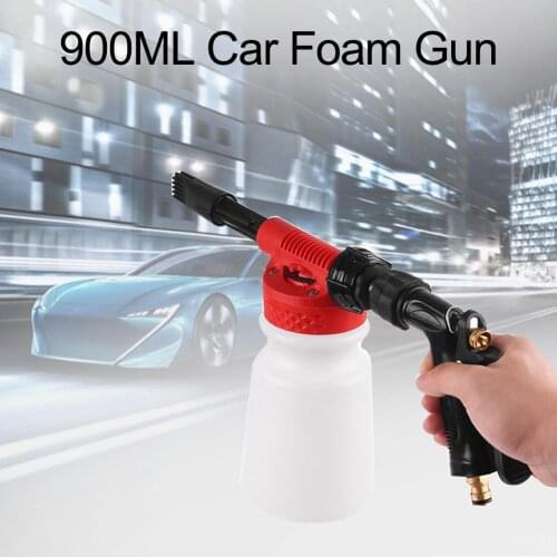 900ML Foam Water Shooting Cleaner Car Wash Multi-function High Pressure Foam Household Brush