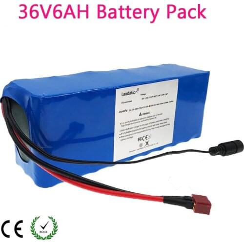 36V 6ah Battery Pack 10S3P 250W 350W High Power And Capacity 18650 Pack Motorcycle Electric Car Bicycle Scooter With15A BMS