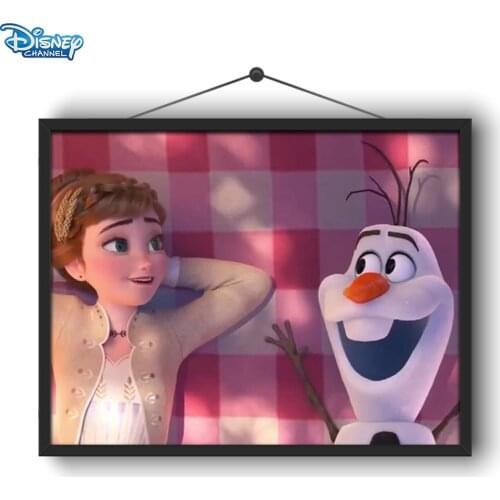 Disney 5D DIY Diamond Painting "Frozen" Princess Aisha Anas Daily Life Round Diamond Embroidery Handmade Craft Decorations