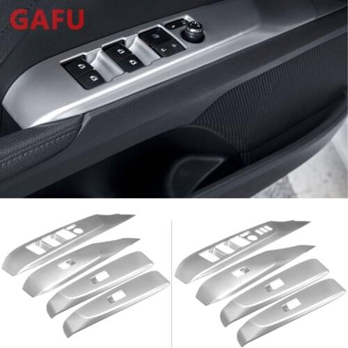 Car Styling For Toyota Camry 2021 2020 2019 Accessories Stainless Steel Interior Door Armrest Panel Window Lift Button Cover