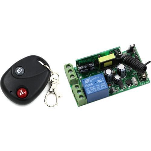 AC 85V 110V 220V 240V 250V Wireless Relay Remote Control Switch Wireless Remote Switch System Receiver Remote Transmitter