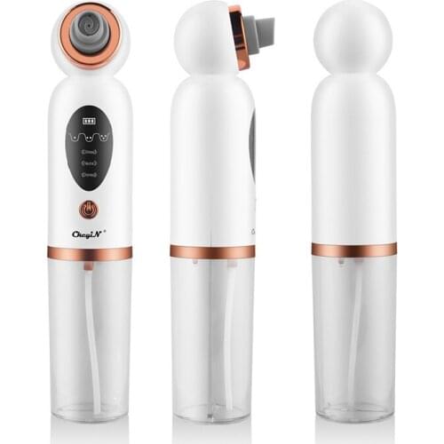 CkeyiN Vacuum Blackhead Remover Small Bubble Oxygen Injection Beauty Care Facial Pore Deep Clean Skin Moisturizing Acne Remover