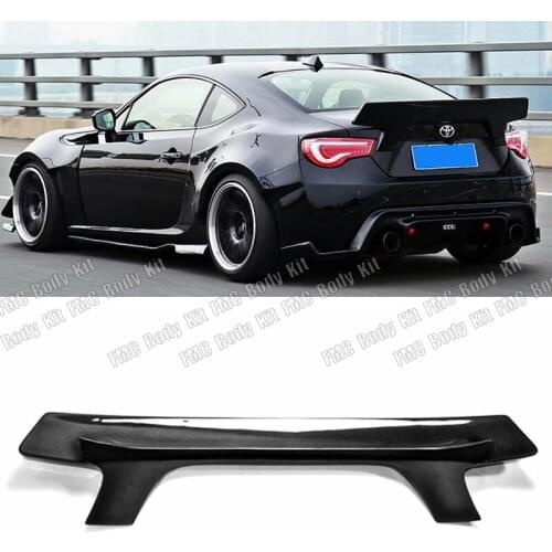 For Toyota GT86 Subaru BRZ Spoiler 2013 2014 2015 2017 Car RB2 Style High Quality Black Carbon Fiber Rear Wing