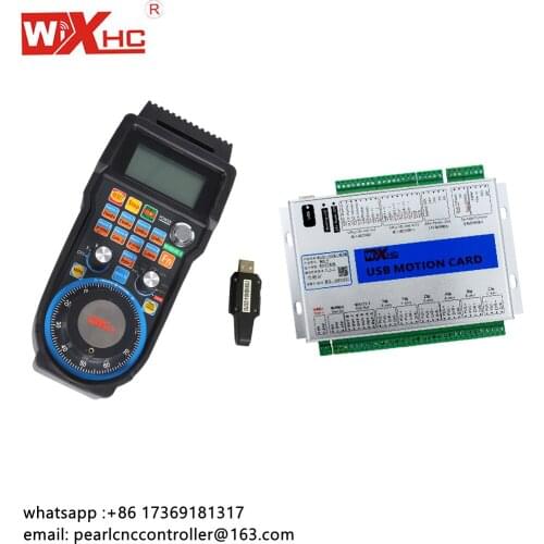 MACH3 usb handle MGP electrical handwheel + cnc motion control breakout board 4 axis