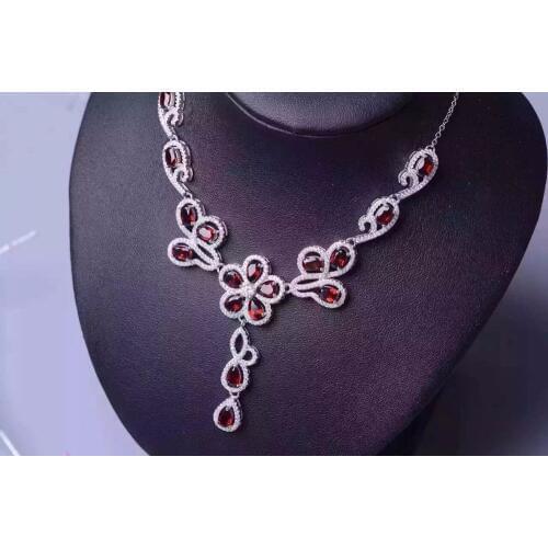 The same brand is designed for the 925 Silver Garnet Necklace. The customers are interested in the technology