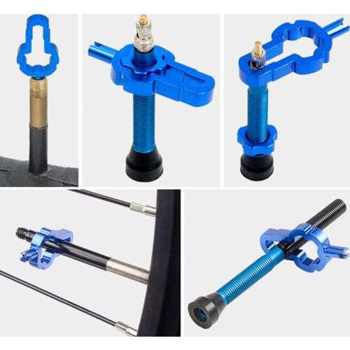 Val-ve Core Removal Tool Tire Tubeless Sealant Injector Val-ve Core for stans No Tubes sealant & Other sealants G99D