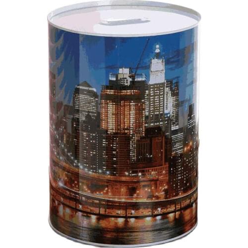 Creative Large Childrens Money Boxes Iron Cartoon Ppiggy Bank for Paper Money Coin Bank Cash Box Tirelire Ornaments Gift FP076