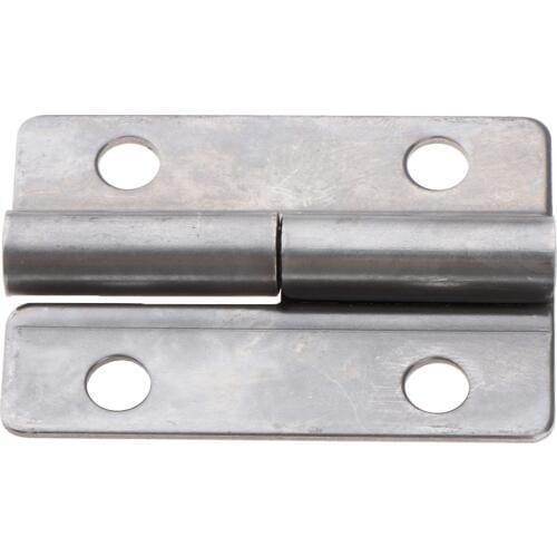 Set of 2 Butt Hinges Silver Tone for Cabinet Drawer ，Marine Boat Home Furniture Hardware Door Hinge