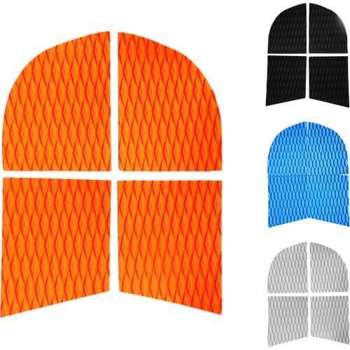 Kayak 4 Pieces EVA Foam Dog Traction Pad Deck Grip Mat Tail Pad for Surfboard Longboard Bodyboard Surfing Surf Accessory