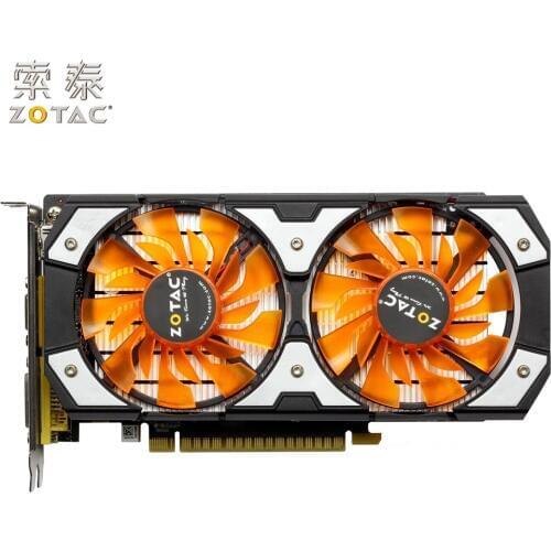 Original ZOTAC GeForce GTX 750Ti-2GD5 Graphics Cards PA For NVIDIA GT700 GTX750 2G-D5 2G Video Card 128bit GDDR5 Used GTX-750