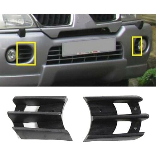 For Mitsubishi Montero Pajero Shogun Sport 1999-2008 ABS Front Fog Light Lamp Grille Cover Trim Exterior Replacement