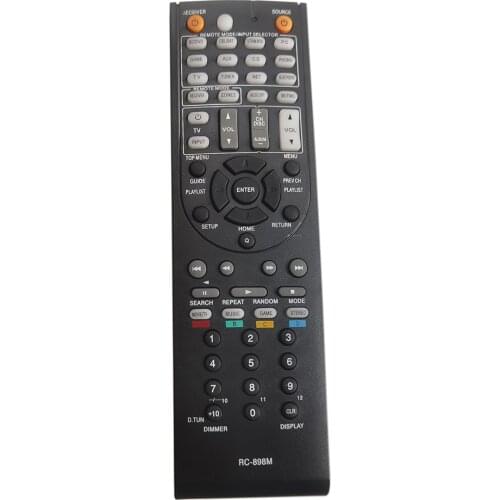 RC-898M Remote Control Replace For Onkyo AV Receiver TX-NR545 TX-NR646 TX-NR747 RC898M TX‑NR5008 TX‑NR709