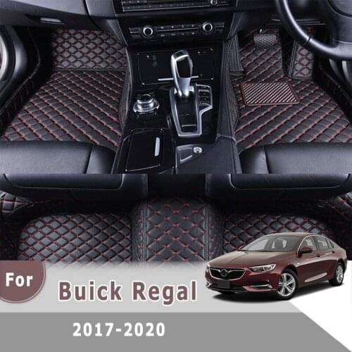 RHD Carpets For Buick Regal 2020 2019 2018 2017 Car Floor Mats Auto Accessories Dash Foot Custom Pads Automobiles Parts