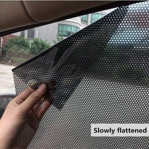 2pcs 44x38cm DIY Car Sun Shades Film Sun Protection Window Cover Black PVC Sunshade Side Window Shield kids Uv protected