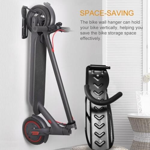 Bike Wall Mount Hanger Scooter Steel Wall Stand Holder 30 Kg Powerful Load For Xiaomi M365 Pro For Ninebot Es1 Electric Scooter