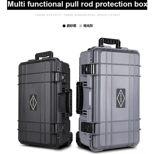New products promotion rod protection case photography equipment box aviation equipment toolbox waterproof falling resistance