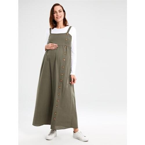 Womens Khaki Dress & Maternity dress Material: 100 Cotton Main Fabric: 100 cotton World Famous TURKISH TEXTİLİ