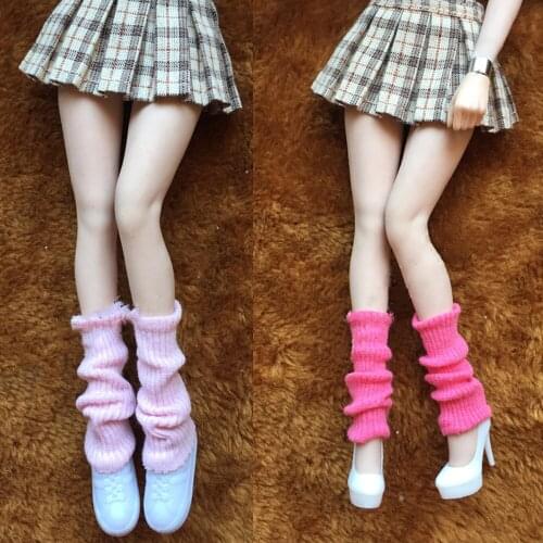 1/6 Female Soldier Student Japanese High-Wear Sports Socks for 12 Inch Action Figure Accessories