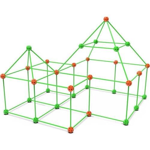 4D Straw Construction Building Blocks Motor Skills Educational Toys for Kids