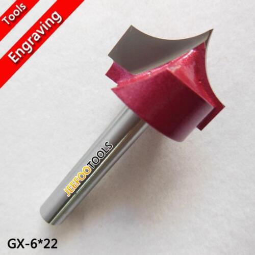 6X22mm- Needle Nose CNC Cutters for Wood, CNC Router Bits Endmill/Woodworking Router Bit