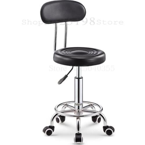 Bar stool bar chair rotating lift back home high stool round stool fashion creative beauty stool swivel chair