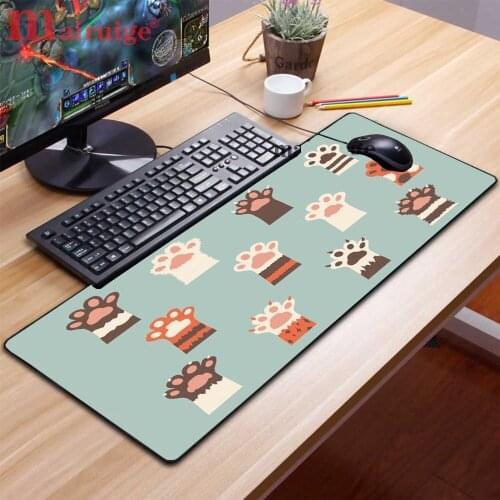 Cute Cats Paw Large Mouse Pad Gamer Pad Rubber High Quality Suitable for Desk Pad, Eye Protection, Comfortable Non-slip XL CSGO