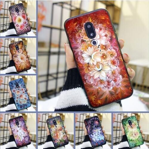 Soft Silicone Phone Case For Meizu U10 U20 Pro 6 7 Plus Luxury Flower Pretty Back Cover For Meizu 15 Lite 16 Plus 16th 16x Case