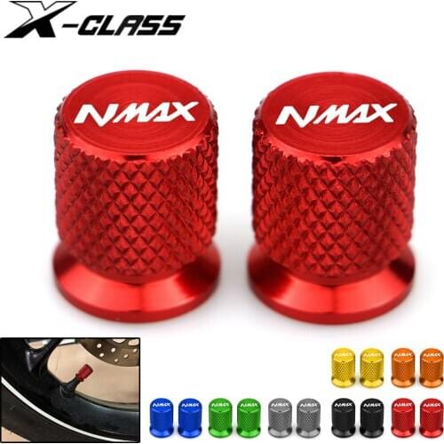 Motorcycle Tire Valve Wheel Tyre Valve Air Port Cover Cap CNC Aluminum Accessories for Yamaha Nmax N-max 125 155 2017 2018 2019