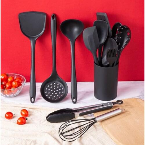 Kitchen tools Silica gel kitchen utensils 13 pieces set spoon shovel stir-fry dish spatula 13 pieces set kitchen utensils