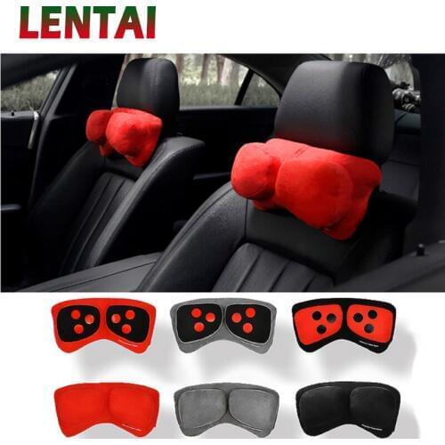 LENTAI For Honda civic 2006-2011 2017 accord 2003-2007 fit Ford focus 2 3 mk2 fiesta 1PC Car Seat Massage Pillow Head Neck Pad