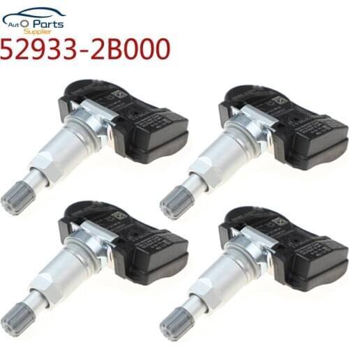 New 4PCS 52933-2B000 529332B000 TPMS Tire Pressure Sensor For Hyundai SANTA FE 2012 433MHZ