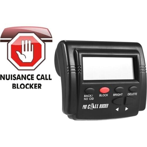 Pro Call Blocker Caller ID Blocker Stop Nuisance Calls FSK/DTMF Dual System Switchable Blacklists Automatic Recognization