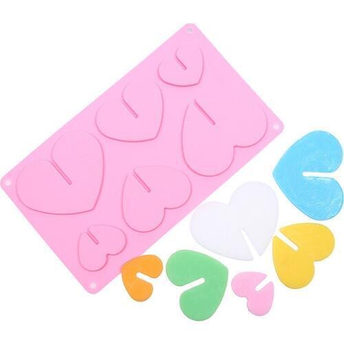 Love Heart Silicone Cake Mold Chocolate Fondant Jelly Cookie Muffin Ice Mould Flexible Moulds Cupcake Bake Tools D624